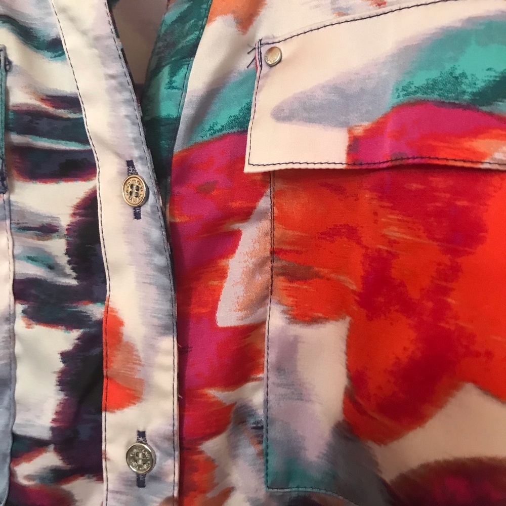 Calvin Klein Button Down Blouse - image 7